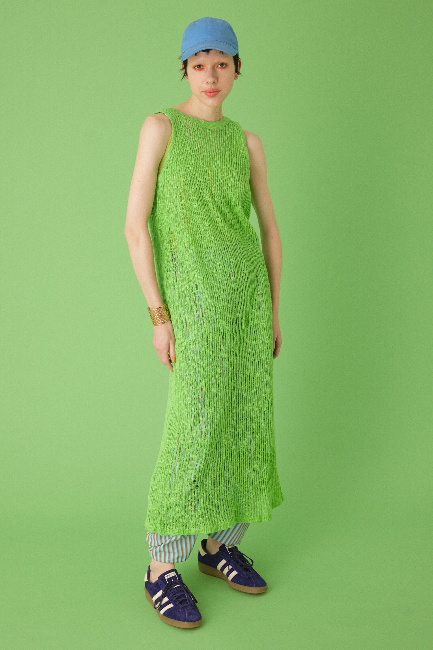 HeRIN.CYE「2way knit dress」|ワンピース|LIME
