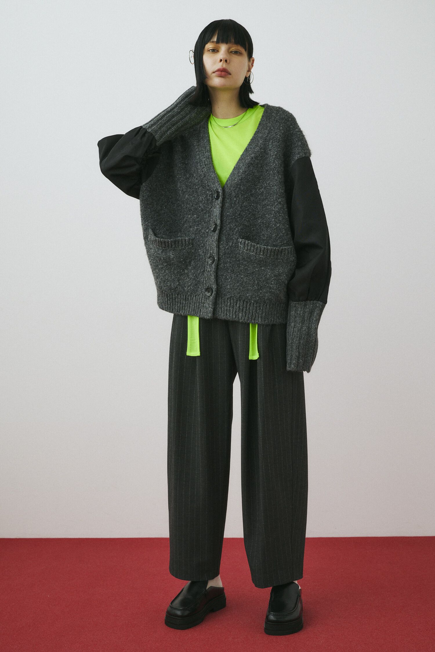 HeRIN.CYE「Docking cardigan」|カーディガン|