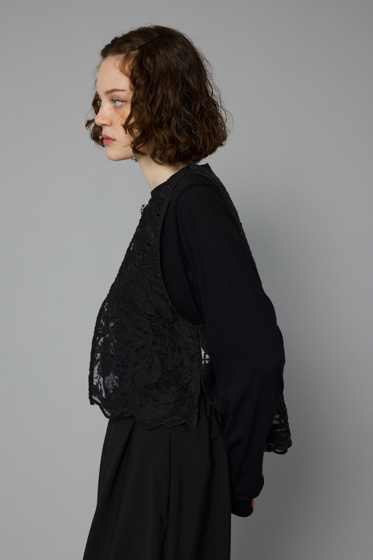 HeRIN.CYE「lace vest」|シャツ・ブラウス|