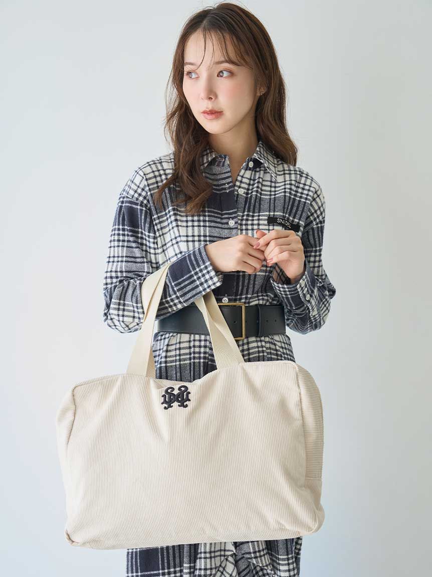 SNIDEL HOME「【WEB限定カラーあり】ビッグボストンバッグ」|ボストンバッグ|