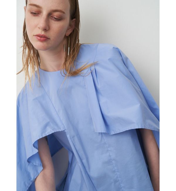 ELENDEEK「ASYME CAPE SL BL」|シャツ・ブラウス|
