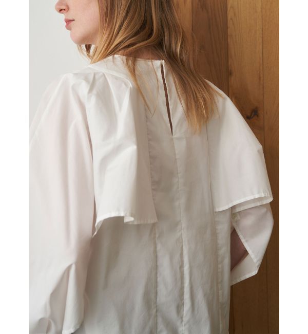 ELENDEEK「ASYME CAPE SL BL」|シャツ・ブラウス|