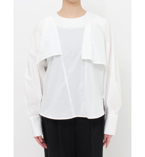 ELENDEEK「ASYME CAPE SL BL」|シャツ・ブラウス|
