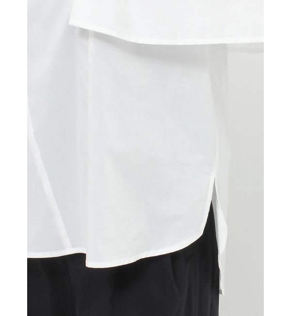 ELENDEEK「ASYME CAPE SL BL」|シャツ・ブラウス|