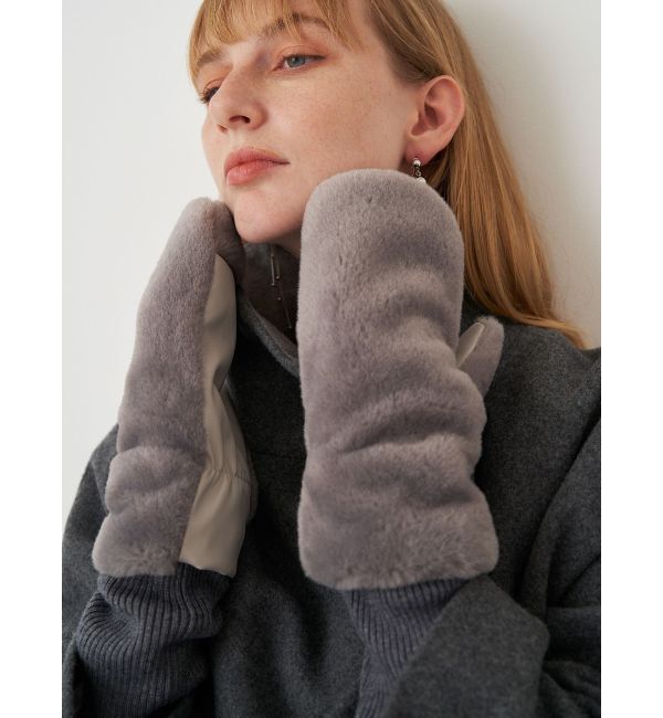 ELENDEEK「FUR MITTEN」|手袋|