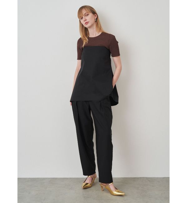 ELENDEEK「SEER STRIPE HALF SL KT」|ニット・セーター|