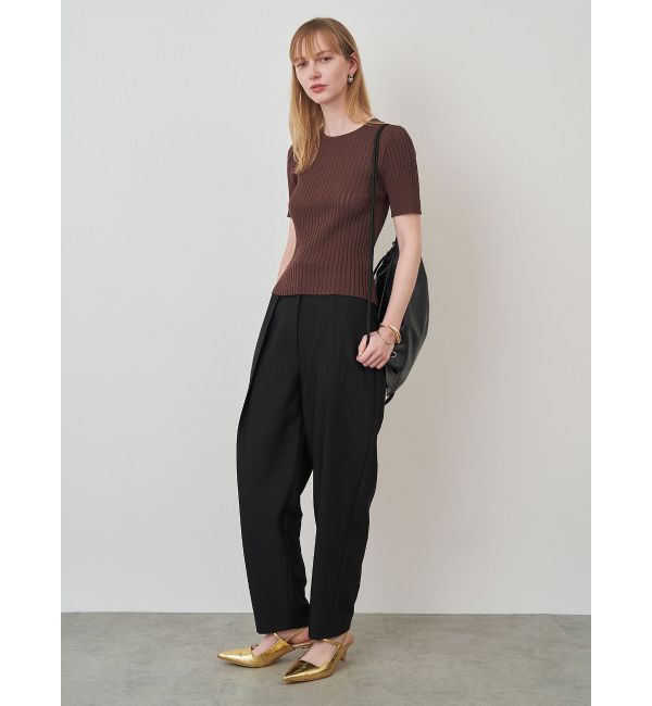 ELENDEEK「SEER STRIPE HALF SL KT」|ニット・セーター|