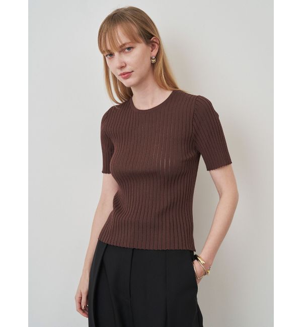 ELENDEEK「SEER STRIPE HALF SL KT」|ニット・セーター|