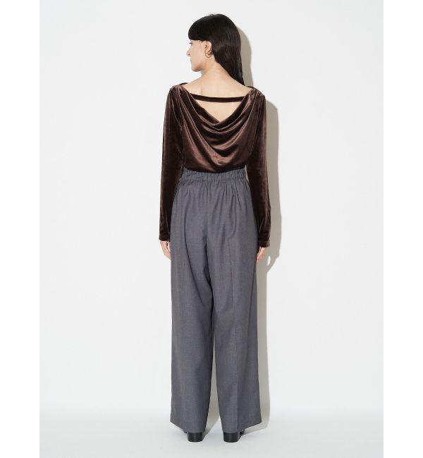 ELENDEEK「VELOUR DRAPE CS」|Tシャツ・カットソー|