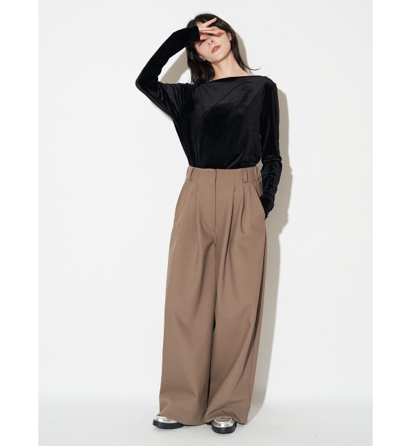 ELENDEEK「VELOUR DRAPE CS」|Tシャツ・カットソー|