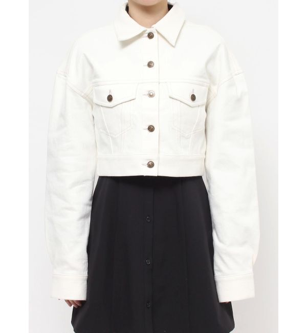 RESEXXY「ステッチデザインショートジャケット」|デニムジャケット|
