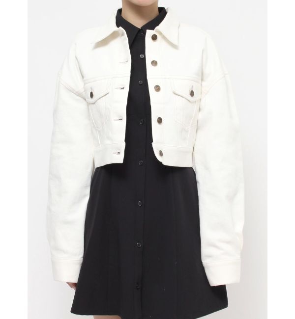 RESEXXY「ステッチデザインショートジャケット」|デニムジャケット|