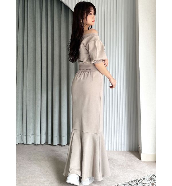 RESEXXY「ミニ裏毛マーメイドスカート【セットアップ着用可能】」|スカート|