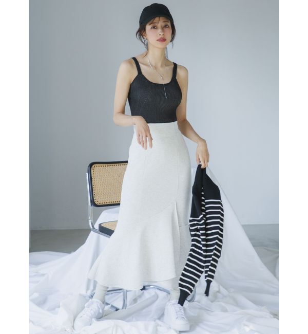 RESEXXY「ミニ裏毛マーメイドスカート【セットアップ着用可能】」|スカート|