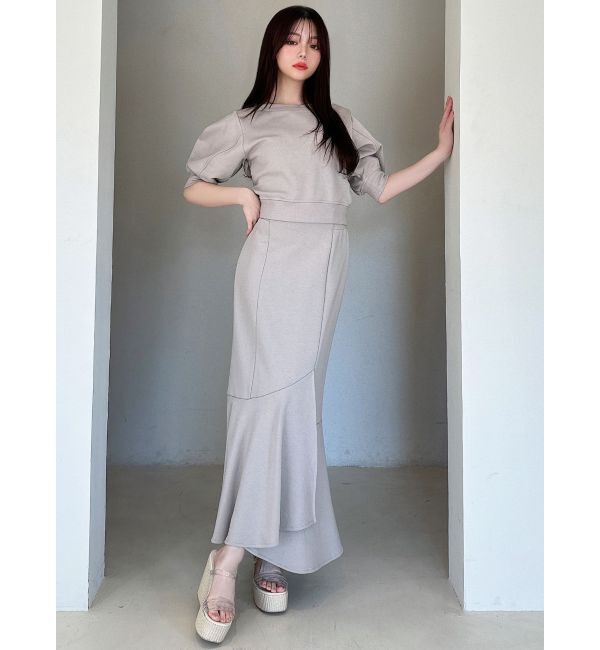 RESEXXY「ミニ裏毛マーメイドスカート【セットアップ着用可能】」|スカート|