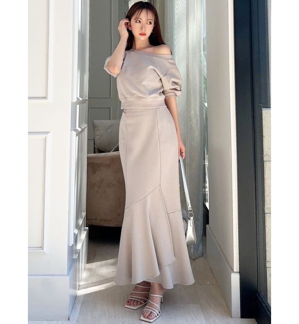 RESEXXY「ミニ裏毛マーメイドスカート【セットアップ着用可能】」|スカート|