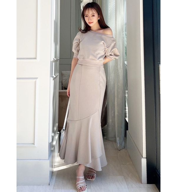 RESEXXY「ミニ裏毛マーメイドスカート【セットアップ着用可能】」|スカート|