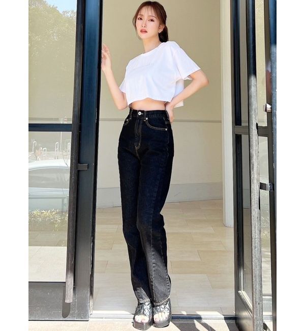 RESEXXY「ロゴ刺繍Tシャツ」|Tシャツ・カットソー|