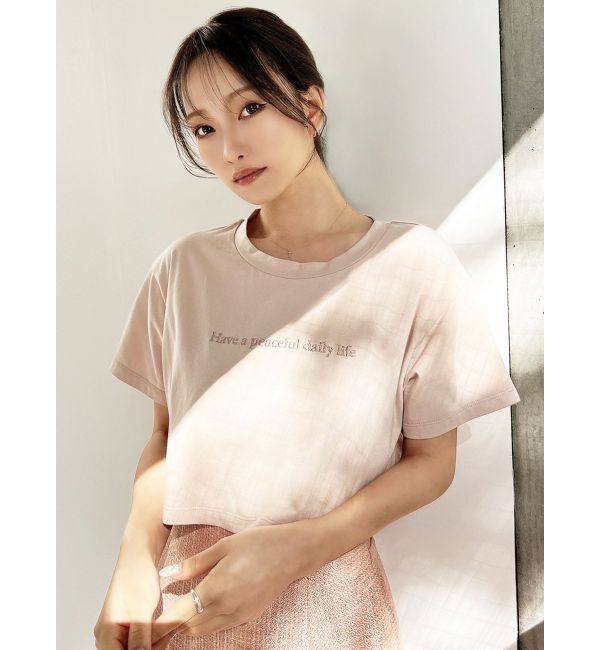 RESEXXY「ロゴ刺繍Tシャツ」|Tシャツ・カットソー|