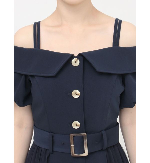 RESEXXY「オフショルプリーツワンピース」|ワンピース|