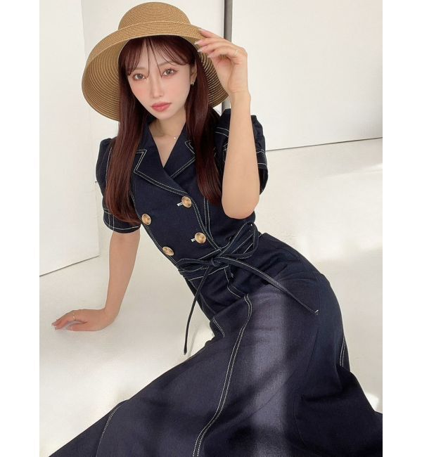 RESEXXY「ギャザーデザインマーメイドワンピース」|ワンピース|