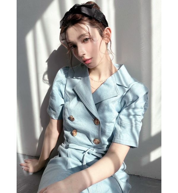 RESEXXY「ギャザーデザインマーメイドワンピース」|ワンピース|