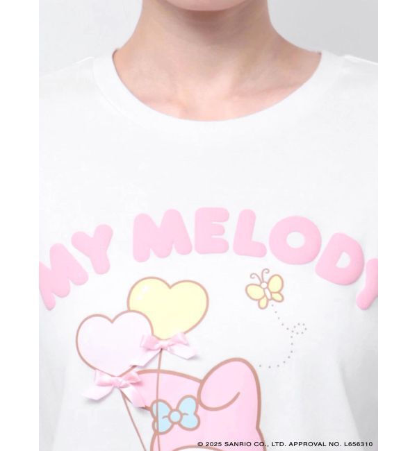 RESEXXY「【メロクロコラボ】リボンポイントビッグTシャツ」|Tシャツ・カットソー|