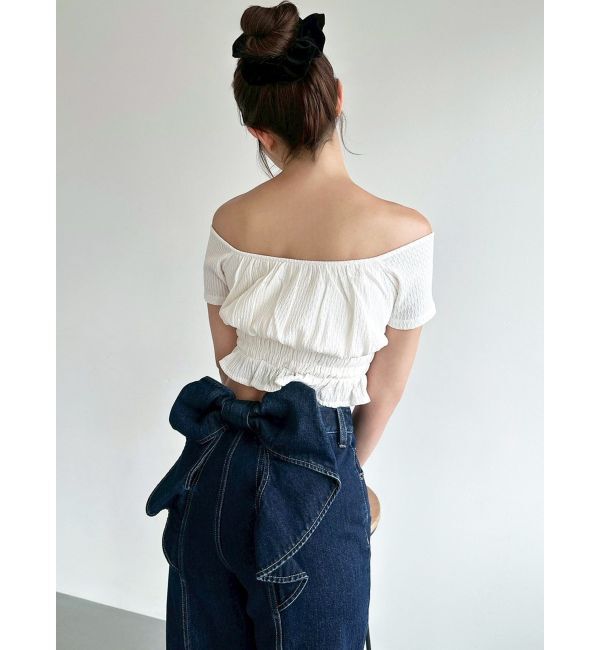 RESEXXY「バックリボンデニムパンツ」|デニム|