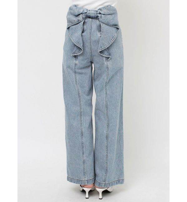 RESEXXY「バックリボンデニムパンツ」|デニム|