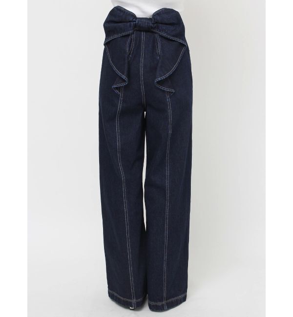 RESEXXY「バックリボンデニムパンツ」|デニム|