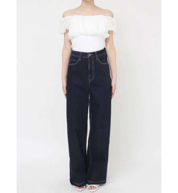 RESEXXY「バックリボンデニムパンツ」|デニム|