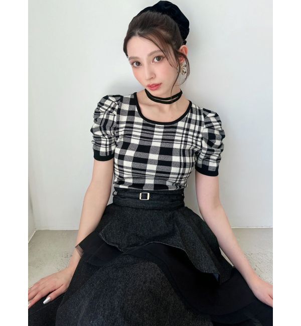 RESEXXY「チョーカーデザインニットトップス」|ニット・セーター|