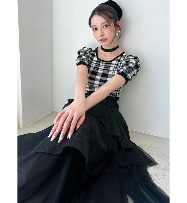 RESEXXY「チョーカーデザインニットトップス」|ニット・セーター|