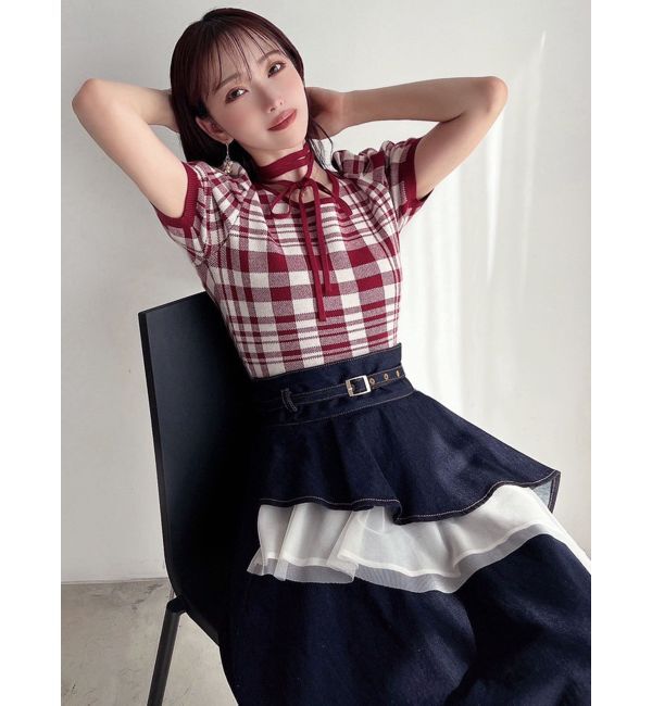 RESEXXY「チョーカーデザインニットトップス」|ニット・セーター|