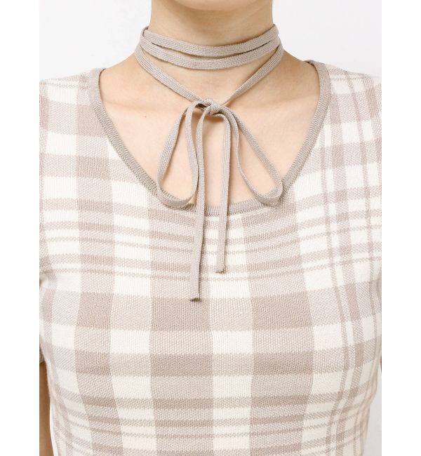 RESEXXY「チョーカーデザインニットトップス」|ニット・セーター|