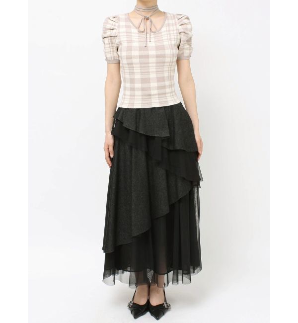 RESEXXY「チョーカーデザインニットトップス」|ニット・セーター|