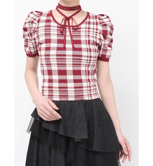 RESEXXY「チョーカーデザインニットトップス」|ニット・セーター|