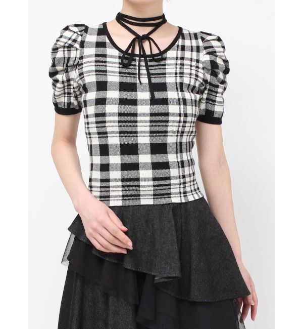 RESEXXY「チョーカーデザインニットトップス」|ニット・セーター|