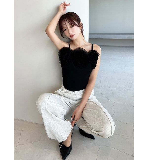 RESEXXY「コサージュキャミトップス」|キャミソール|