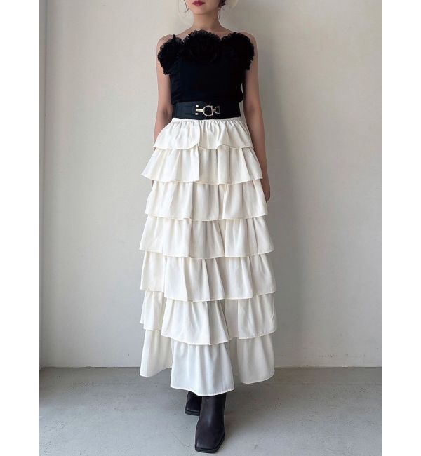 RESEXXY「コサージュキャミトップス」|キャミソール|ブラック