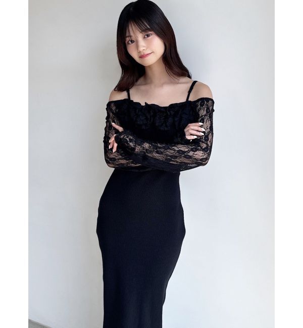 RESEXXY「レースモチーフドッキンクニットワンピース」|ワンピース|