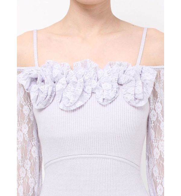 RESEXXY「レースモチーフドッキンクニットワンピース」|ワンピース|