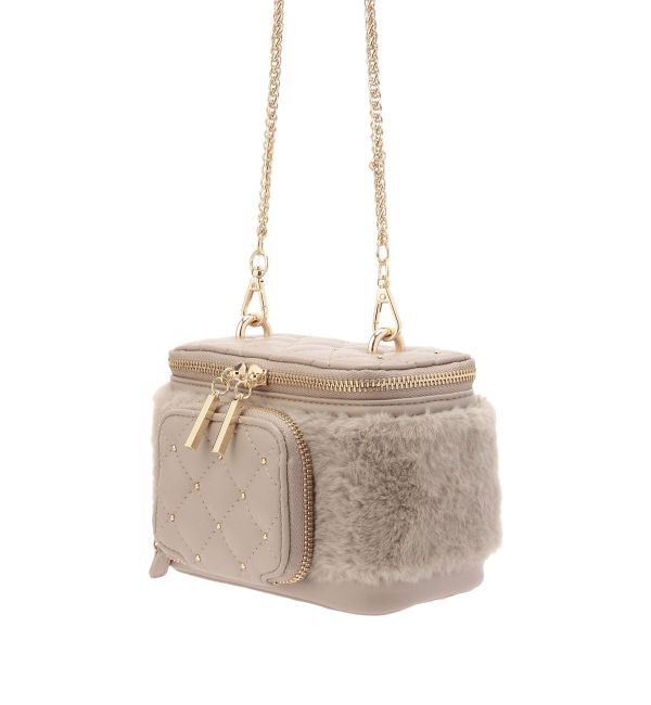 RESEXXY「フロントポケットエコファーバニティバッグ」|ショルダー・メッセンジャー|