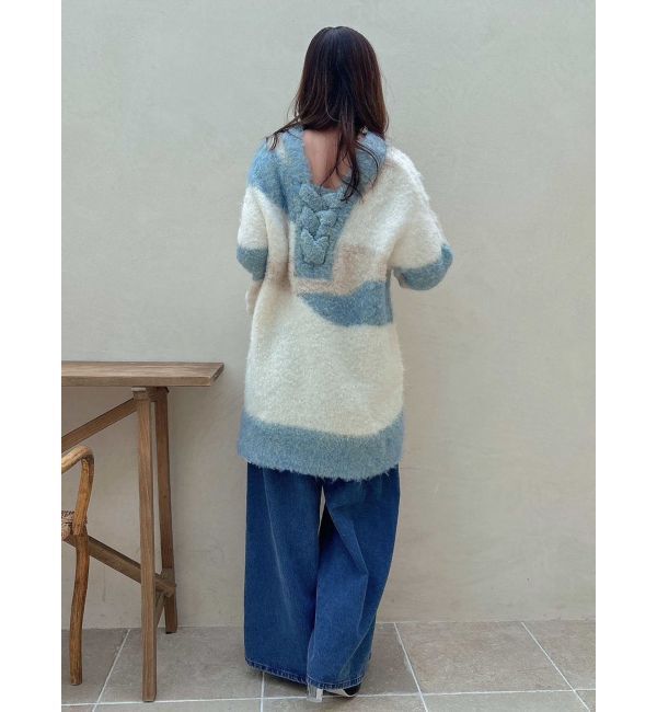 dazzlin「カラーブロッキングミニニットワンピース」|ワンピース|