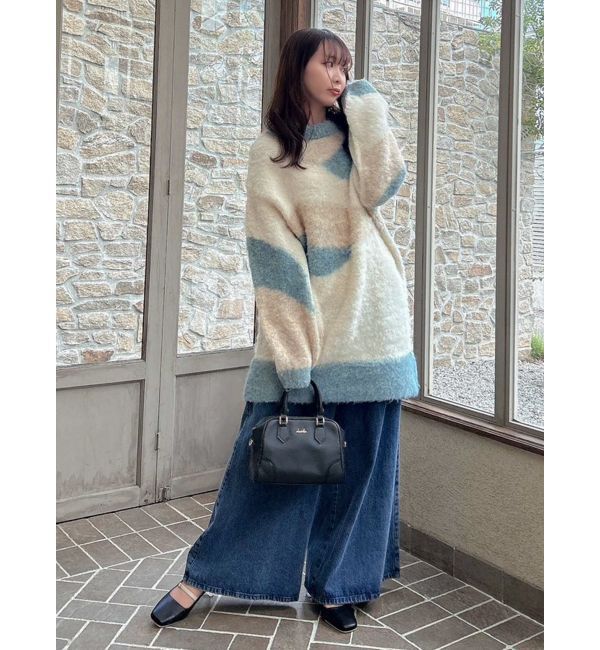 dazzlin「カラーブロッキングミニニットワンピース」|ワンピース|