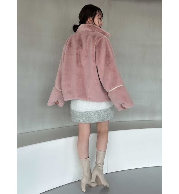 dazzlin「カラーブロッキングミニニットワンピース」|ワンピース|