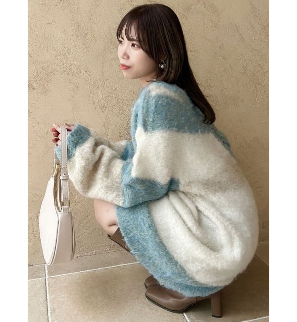 dazzlin「カラーブロッキングミニニットワンピース」|ワンピース|