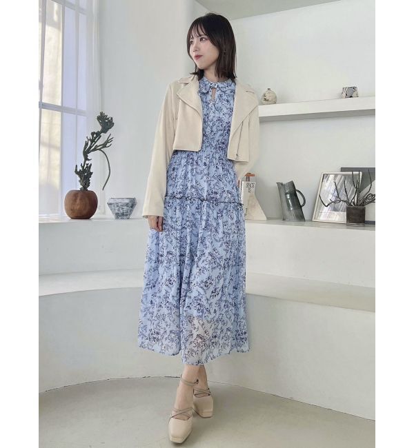 dazzlin「watercolorflowerワンピース」|ワンピース|