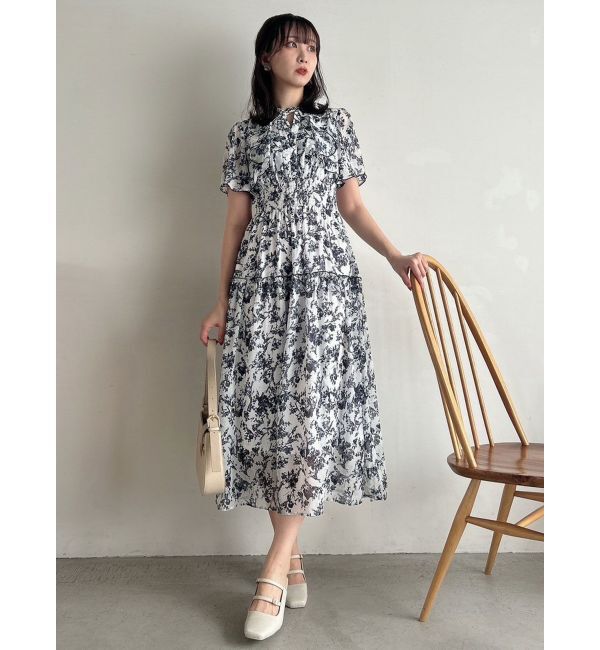 dazzlin「watercolorflowerワンピース」|ワンピース|