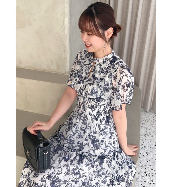 dazzlin「watercolorflowerワンピース」|ワンピース|